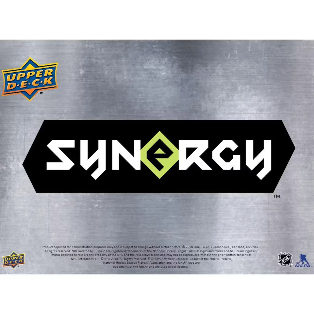 2017-18 Upper Deck Synergy Hockey Hobby Box | 15 Colored Variants (Ships Sealed Only)
