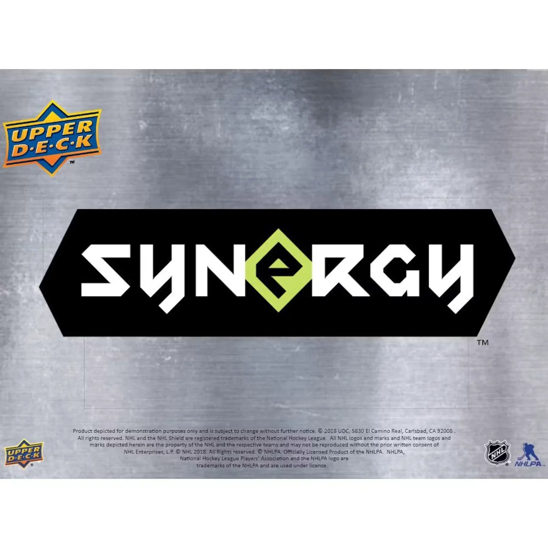 2017-18 Upper Deck Synergy Hockey Hobby Box | 15 Colored Variants (Ships Sealed Only)