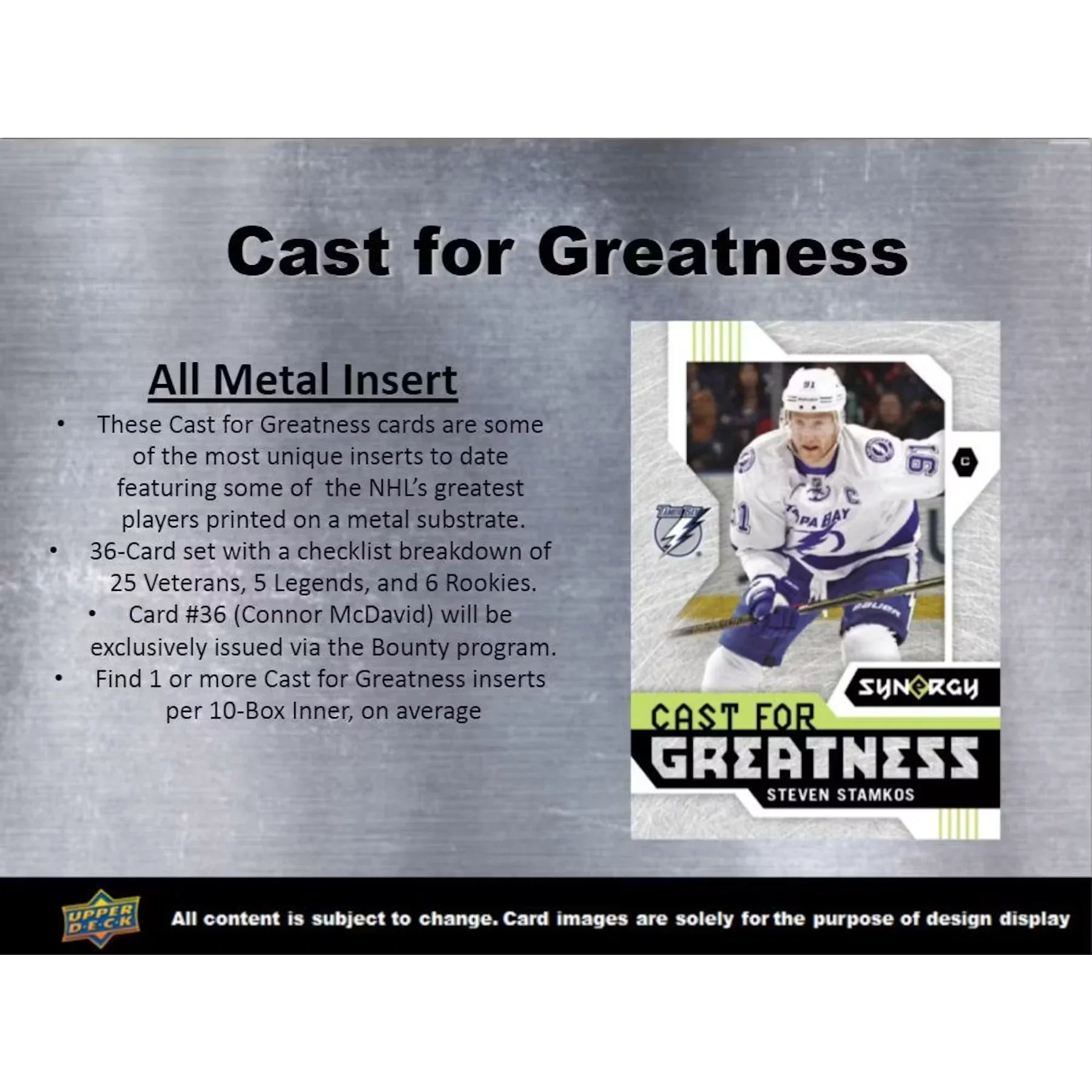 2017-18 Upper Deck Synergy Hockey Hobby Box | 15 Colored Variants (Ships Sealed Only)