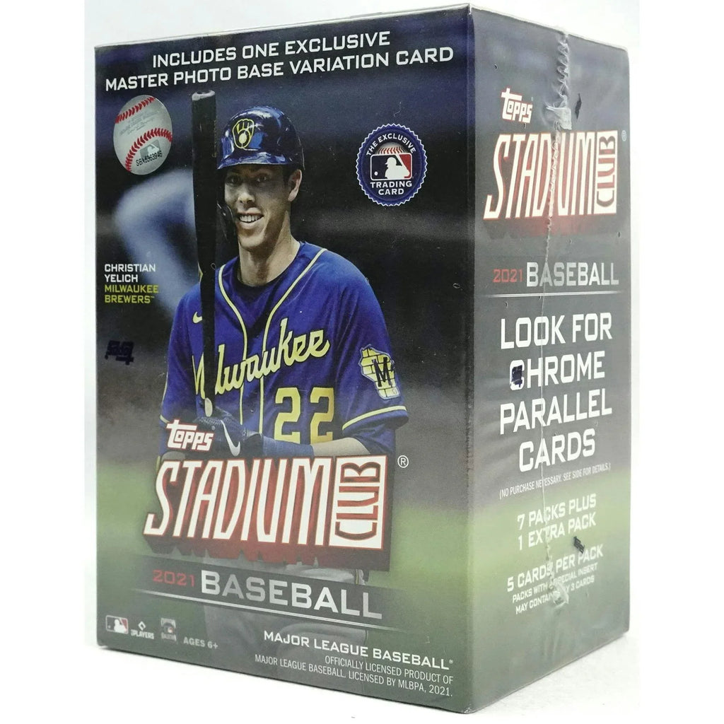2021 Topps Stadium Club Baseball 8 Pack Blaster Box (Ships Sealed Only)