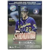 2021 Topps Stadium Club Baseball 8 Pack Blaster Box (Ships Sealed Only)