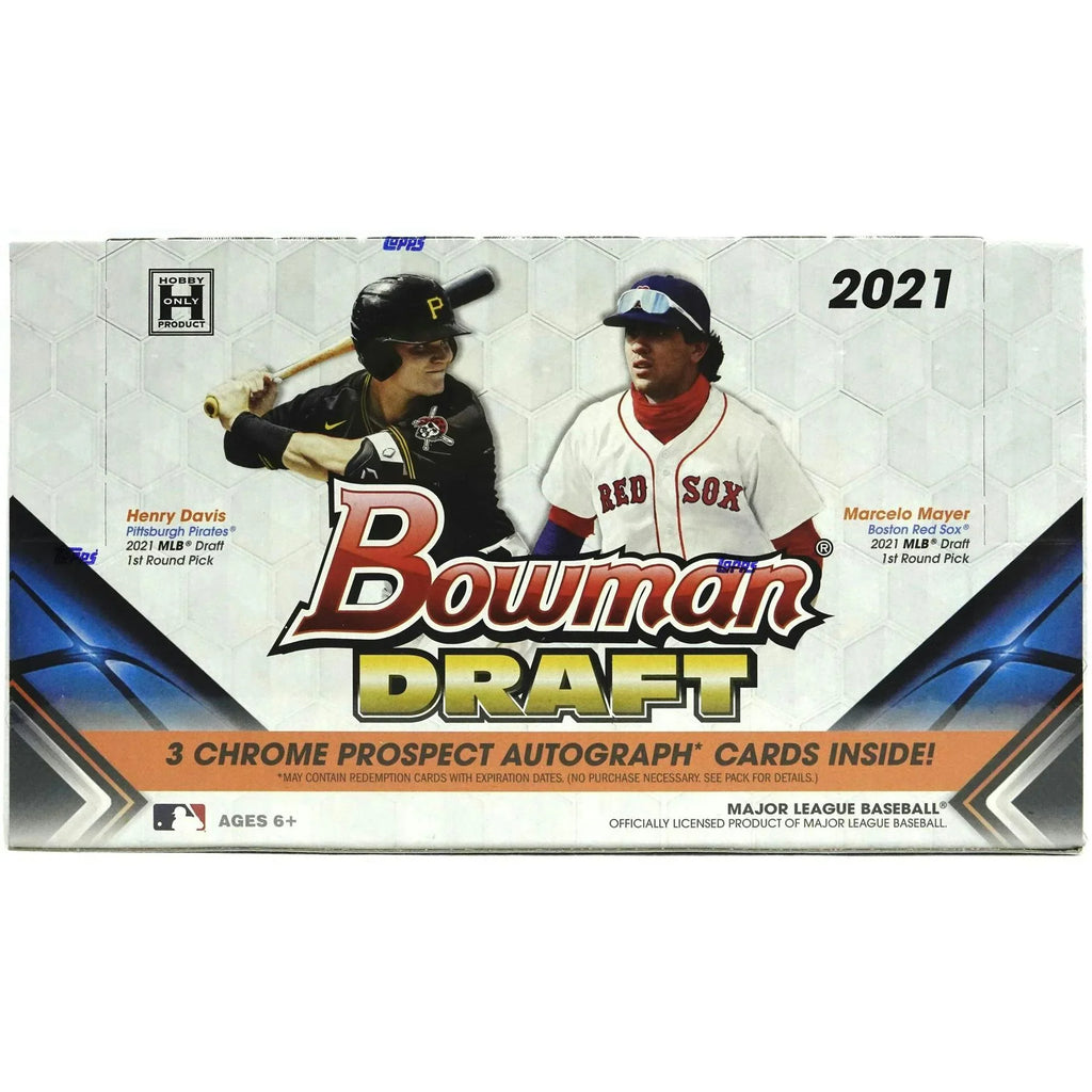 2021 Bowman Draft Baseball Hobby Jumbo Box (Ships Sealed Only)