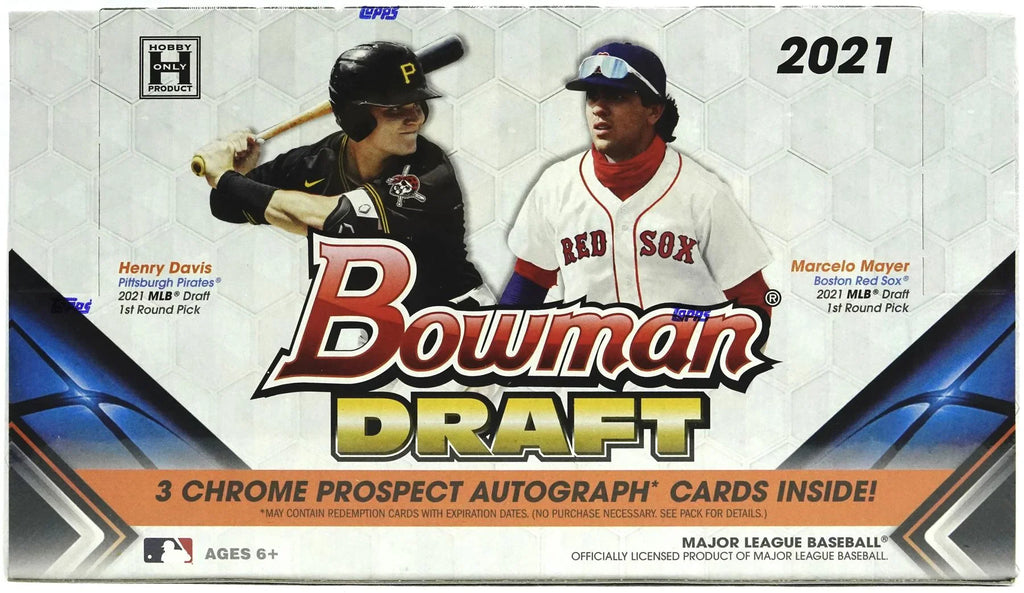 2021 Bowman Draft Baseball Hobby Jumbo Box (Ships Sealed Only)