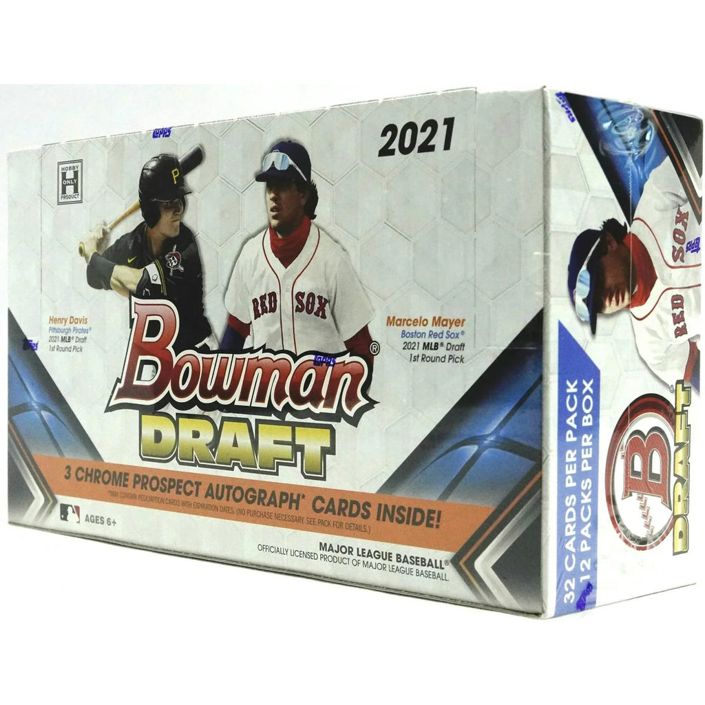 2021 Bowman Draft Baseball Hobby Jumbo Box (Ships Sealed Only)