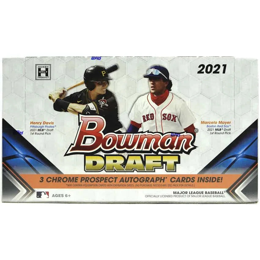 2021 Bowman Draft Baseball Hobby Jumbo Box (Ships Sealed Only)