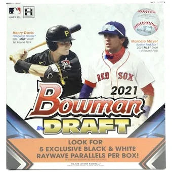 2021 Bowman Draft Baseball Hobby LITE Box (Ships Sealed Only)