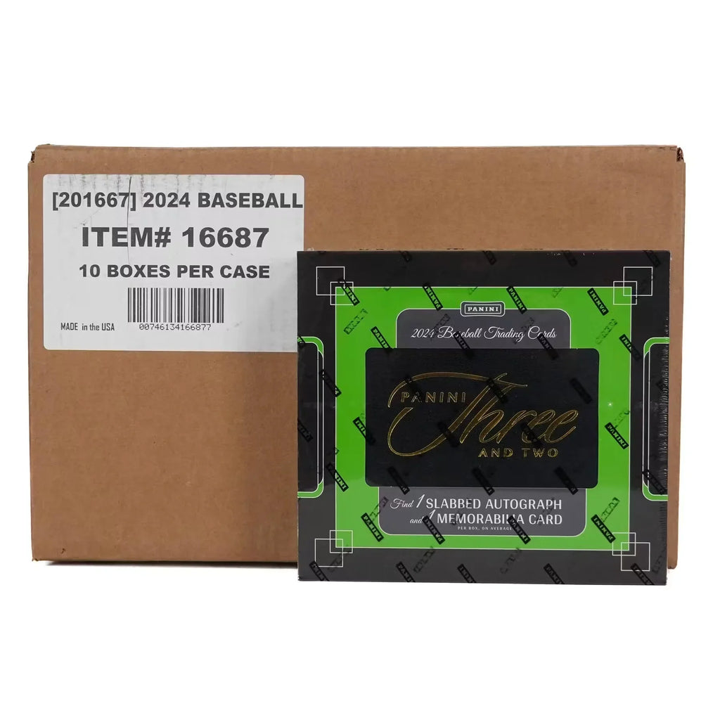 2024 Panini Three and Two Baseball Hobby 10 Box Case (Ships Sealed Only)