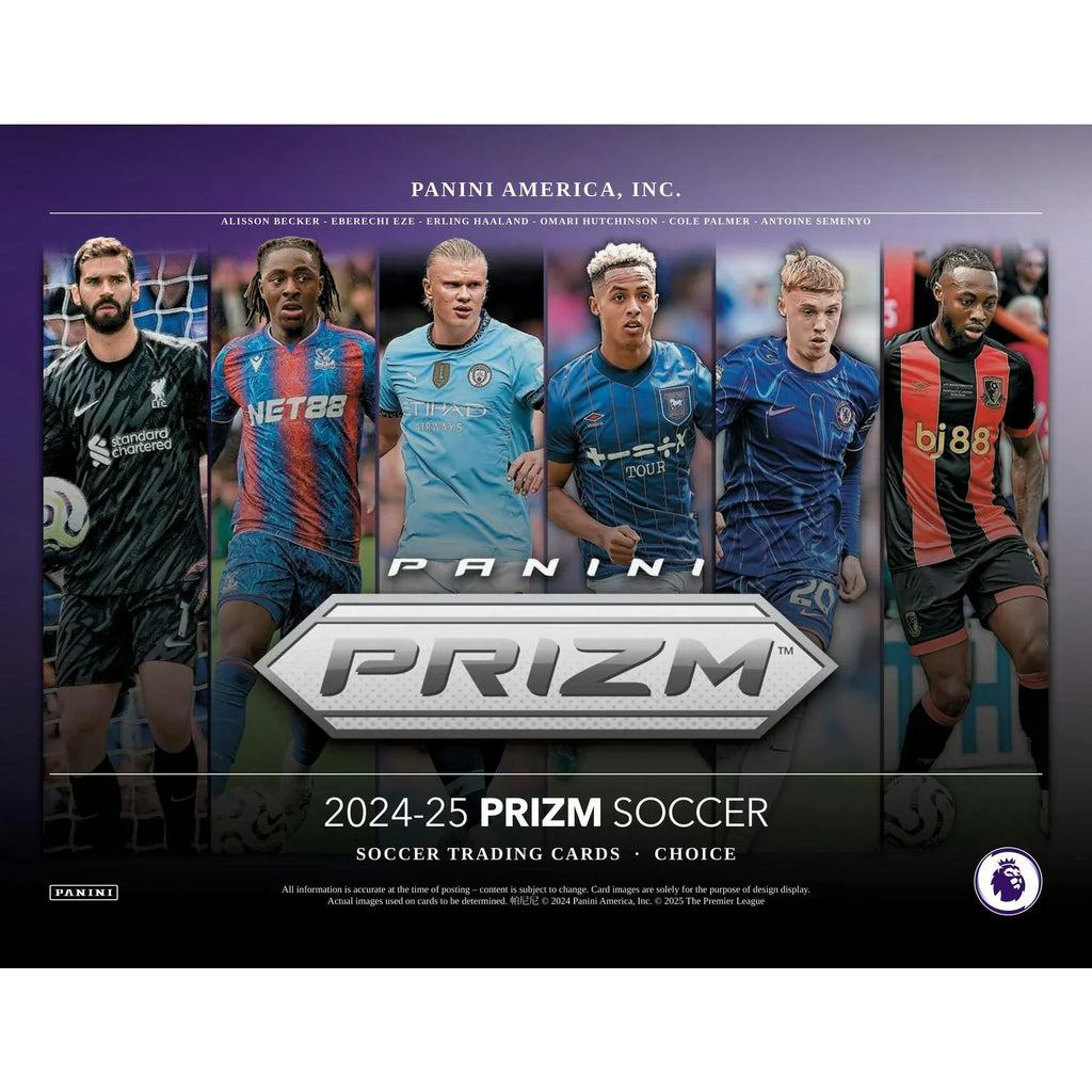 2024 25 Panini Prizm Premier League Soccer Choice Box (Ships Sealed Only)