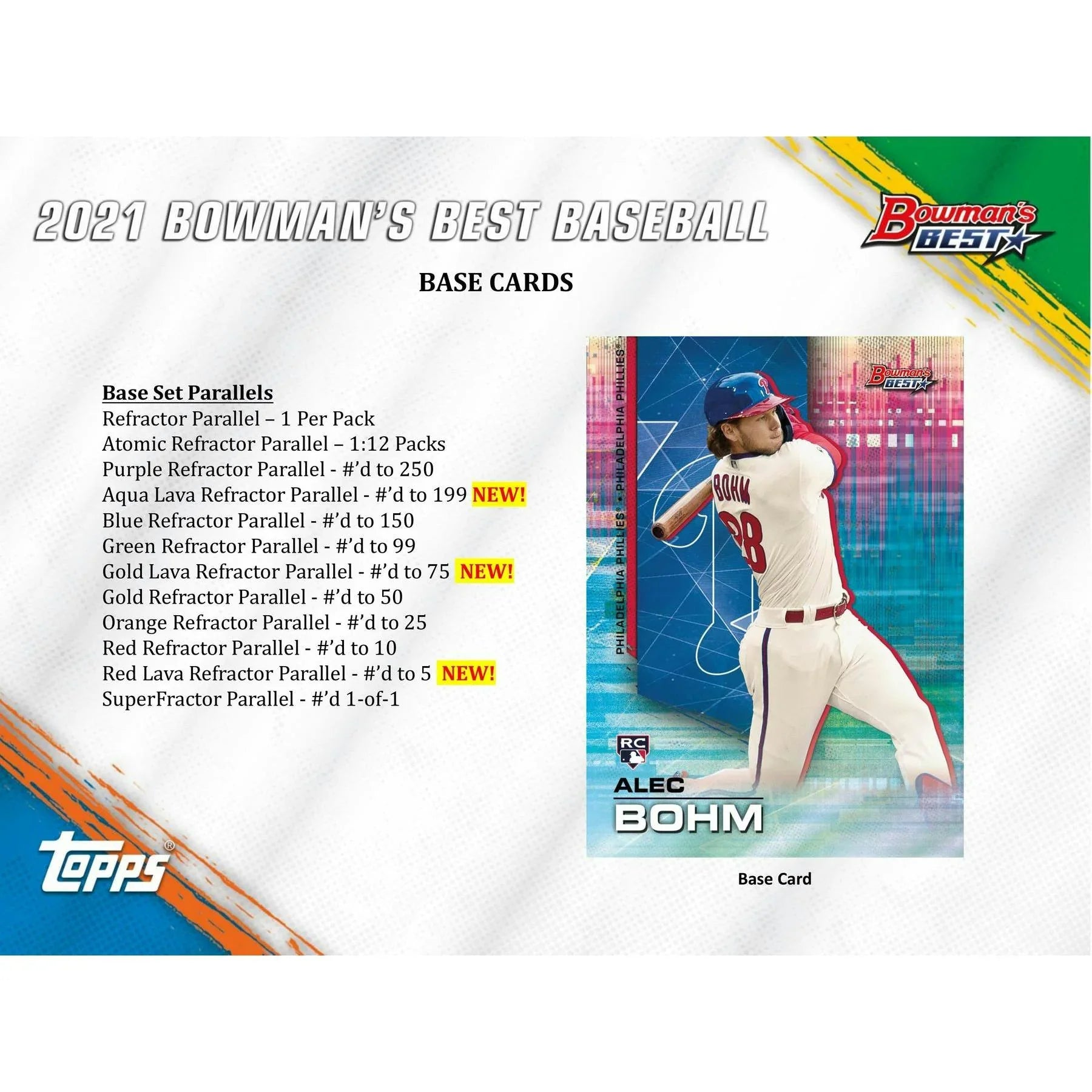 2021 Bowman s Best Baseball Hobby Box (Ships Sealed Only) - D