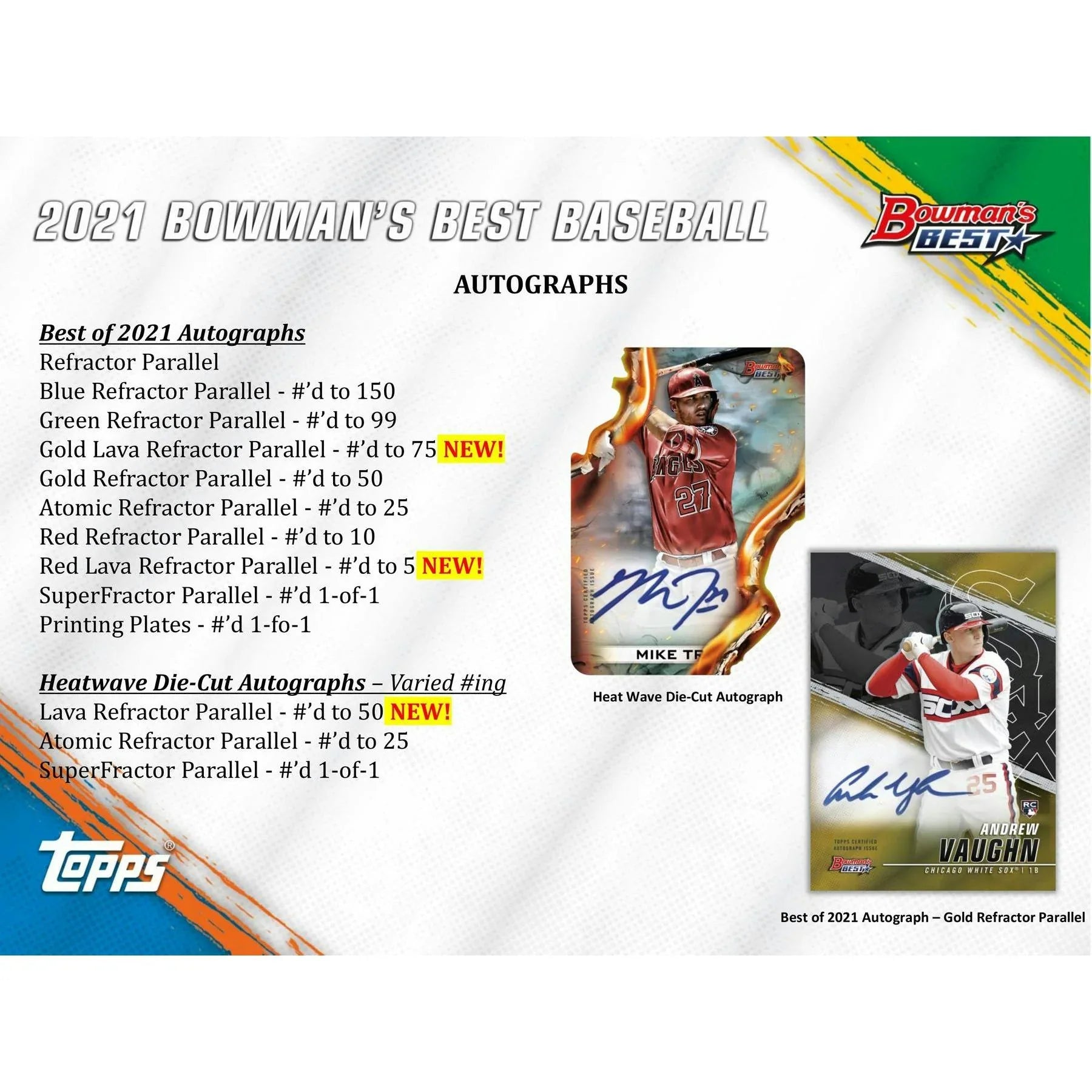 2021 Bowman s Best Baseball Hobby Box (Ships Sealed Only) - D