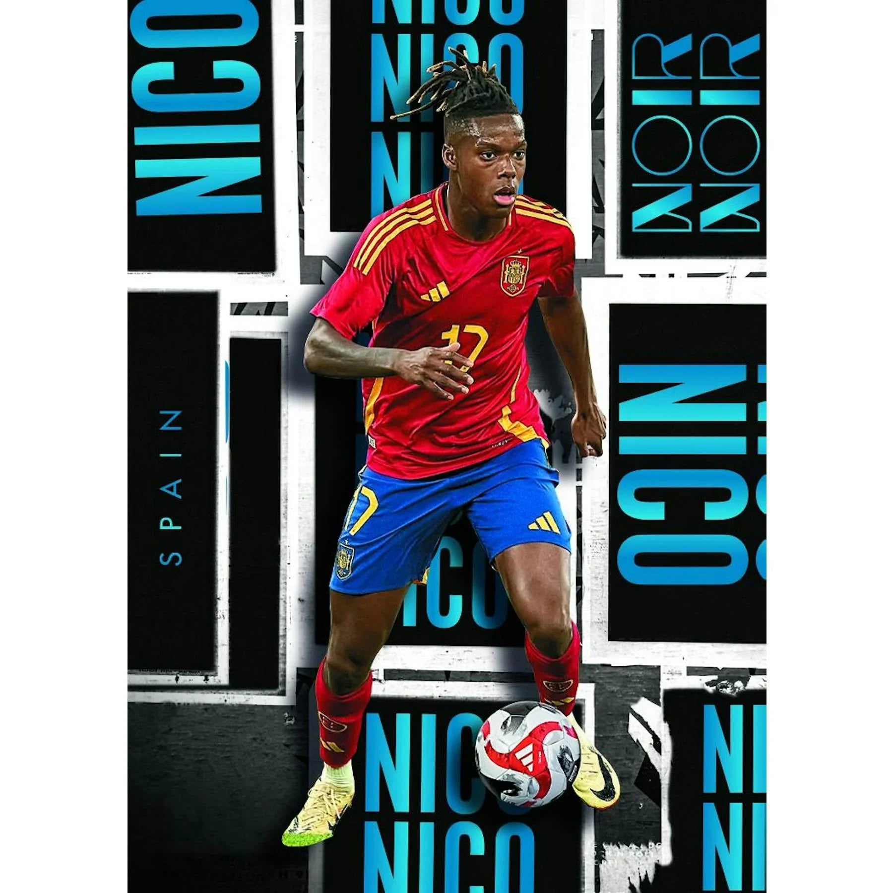 2024 25 Panini Noir Soccer Hobby Box Premium Edition (Ships Sealed Only)