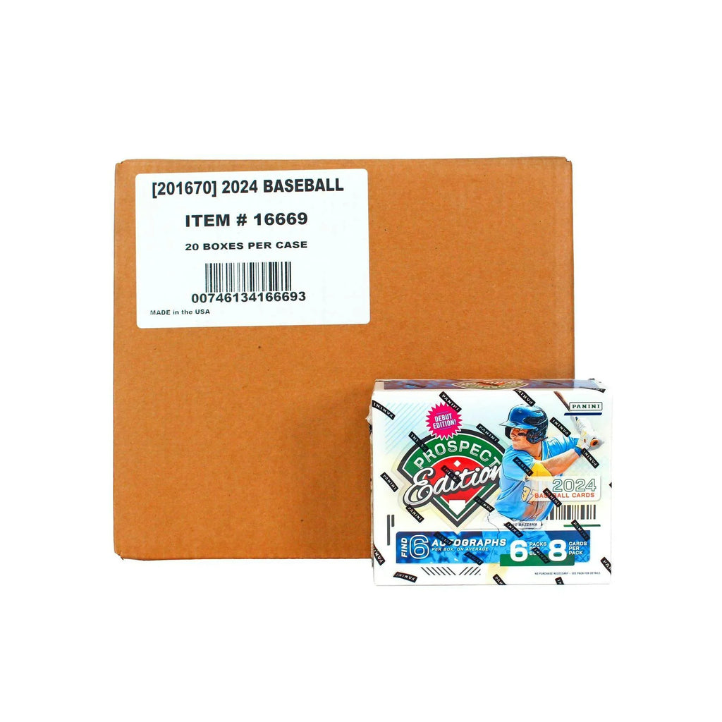 2024 Panini Prospect Edition Baseball Hobby 20 Box Case (Ships Sealed Only) - D2