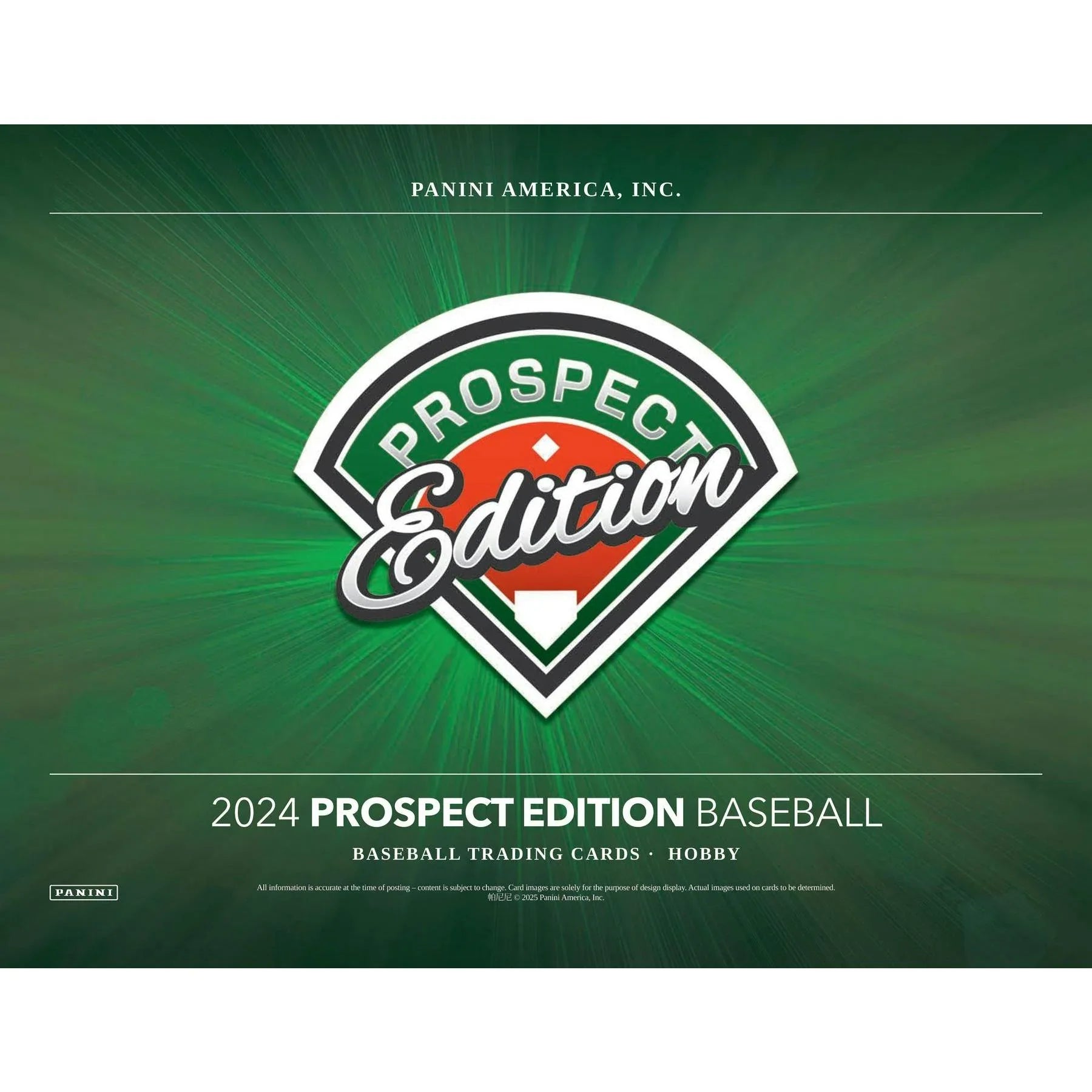 2024 Panini Prospect Edition Baseball Hobby 20 Box Case (Ships Sealed Only) - D2