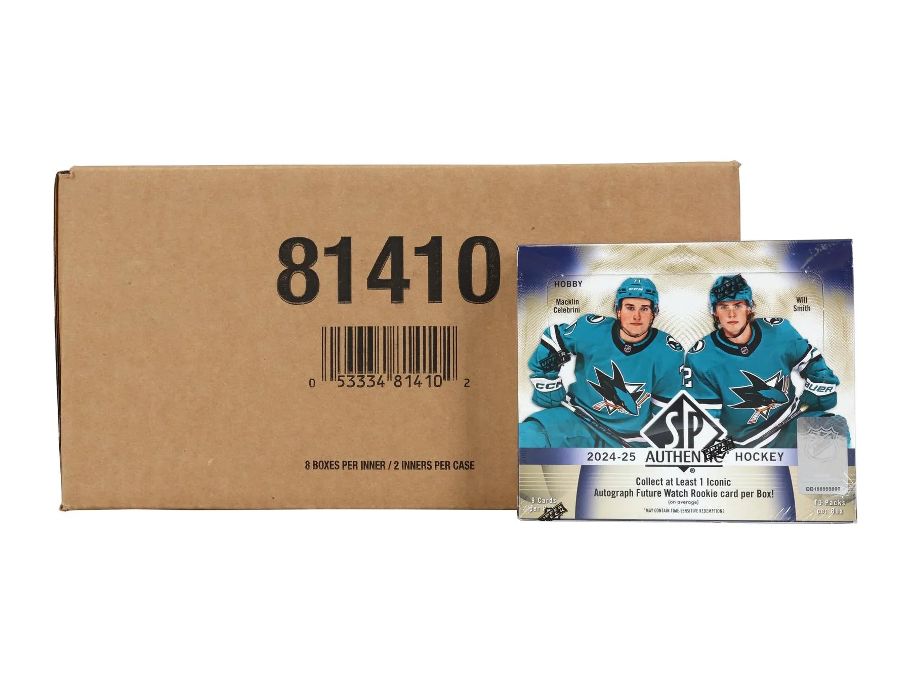 2024-25 Upper Deck SP Authentic Hockey Hobby 16-Box Case (Ships Sealed Only)