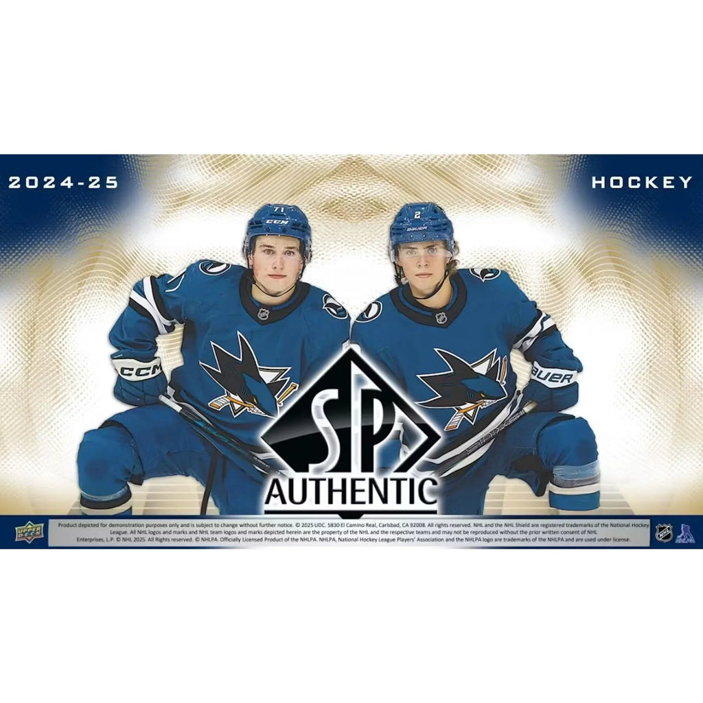 2024-25 Upper Deck SP Authentic Hockey Hobby 16-Box Case (Ships Sealed Only)