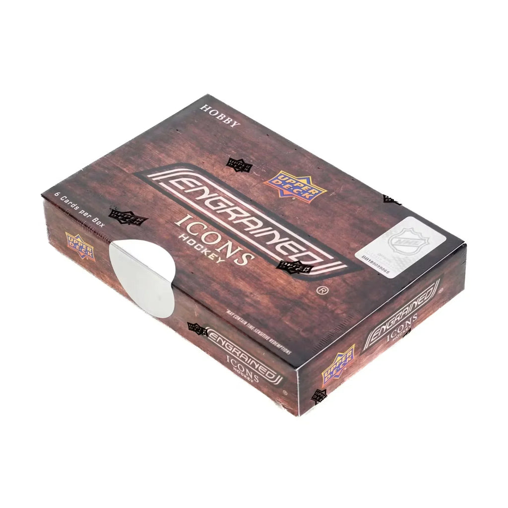 2024 25 Upper Deck Engrained Icons Hockey Hobby Box (Ships Sealed Only)