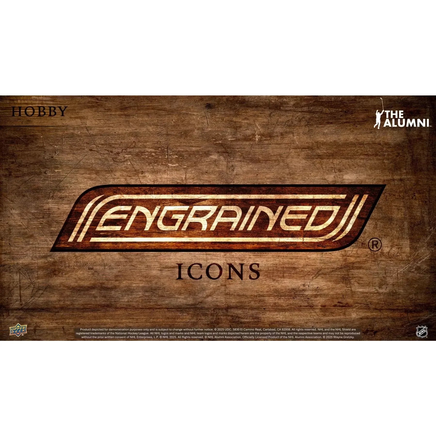 2024 25 Upper Deck Engrained Icons Hockey Hobby Box (Ships Sealed Only)