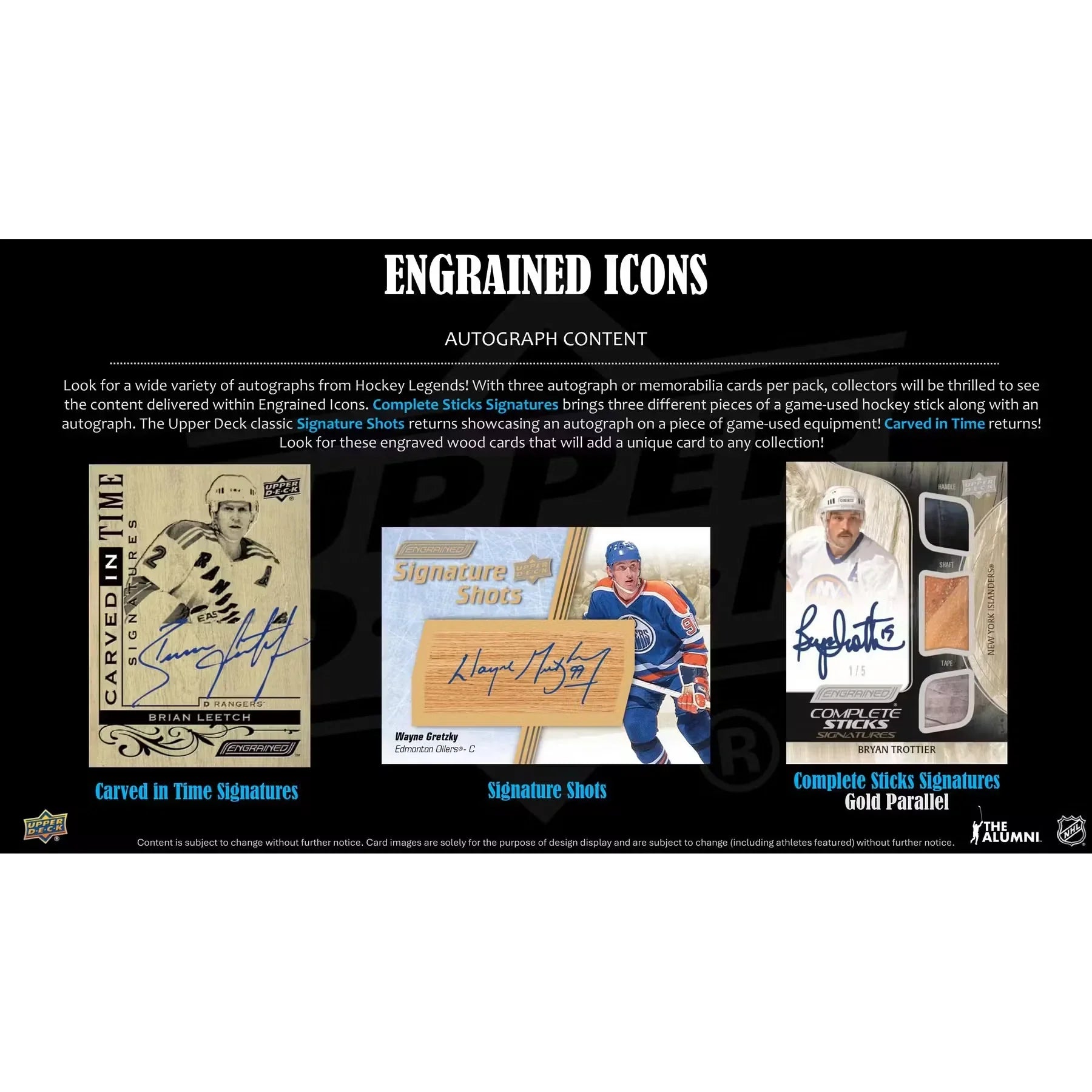 2024 25 Upper Deck Engrained Icons Hockey Hobby Box (Ships Sealed Only)