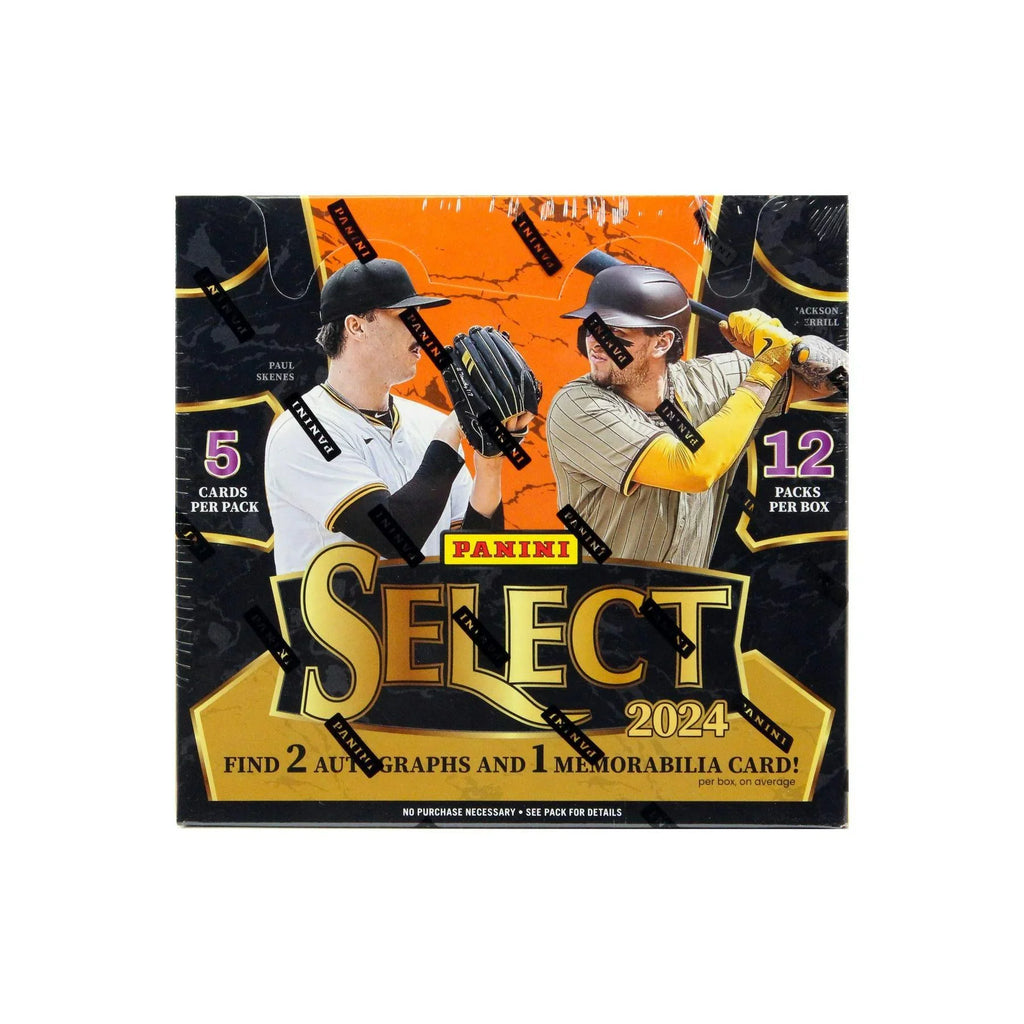 2024 Panini Select Baseball Hobby 12-Box Case (Ships Sealed Only)
