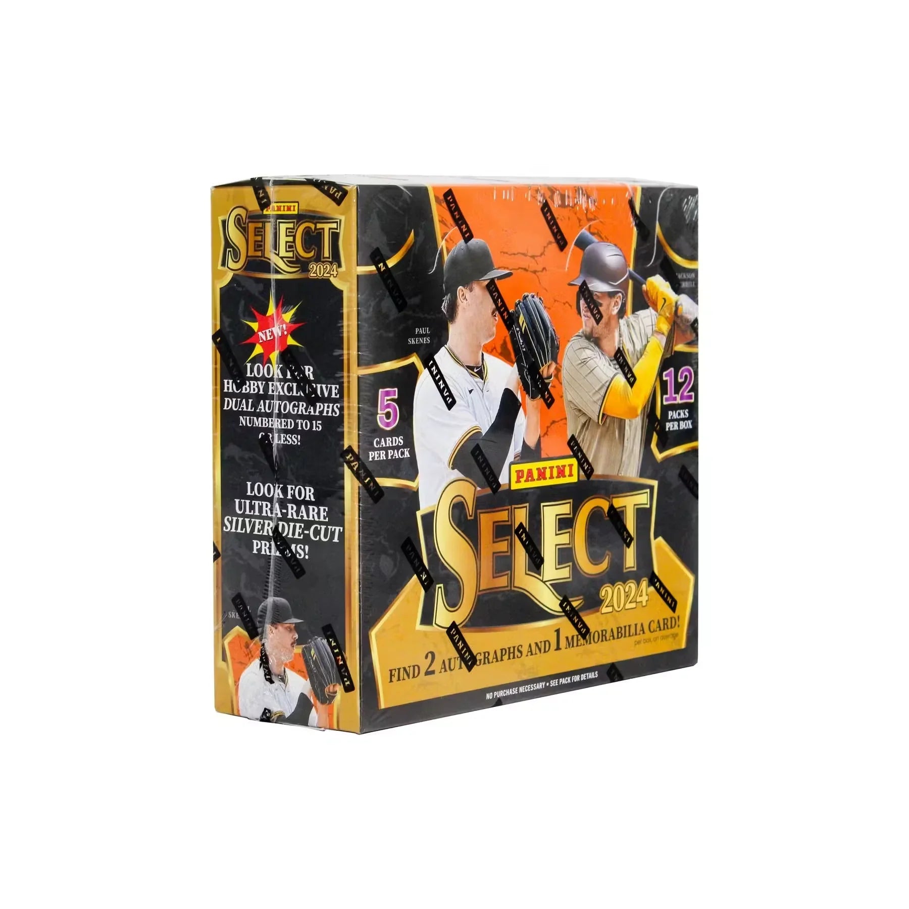2024 Panini Select Baseball Hobby 12-Box Case (Ships Sealed Only)