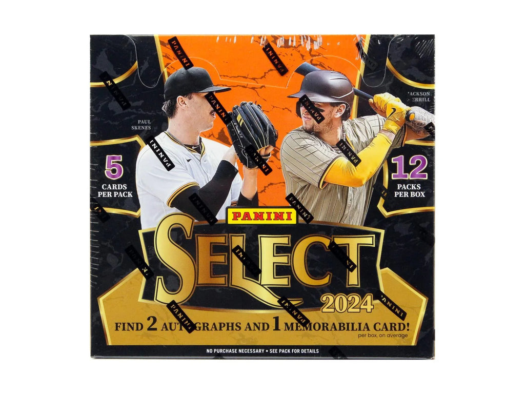 2024 Panini Select Baseball Hobby Box (Ships Sealed Only)