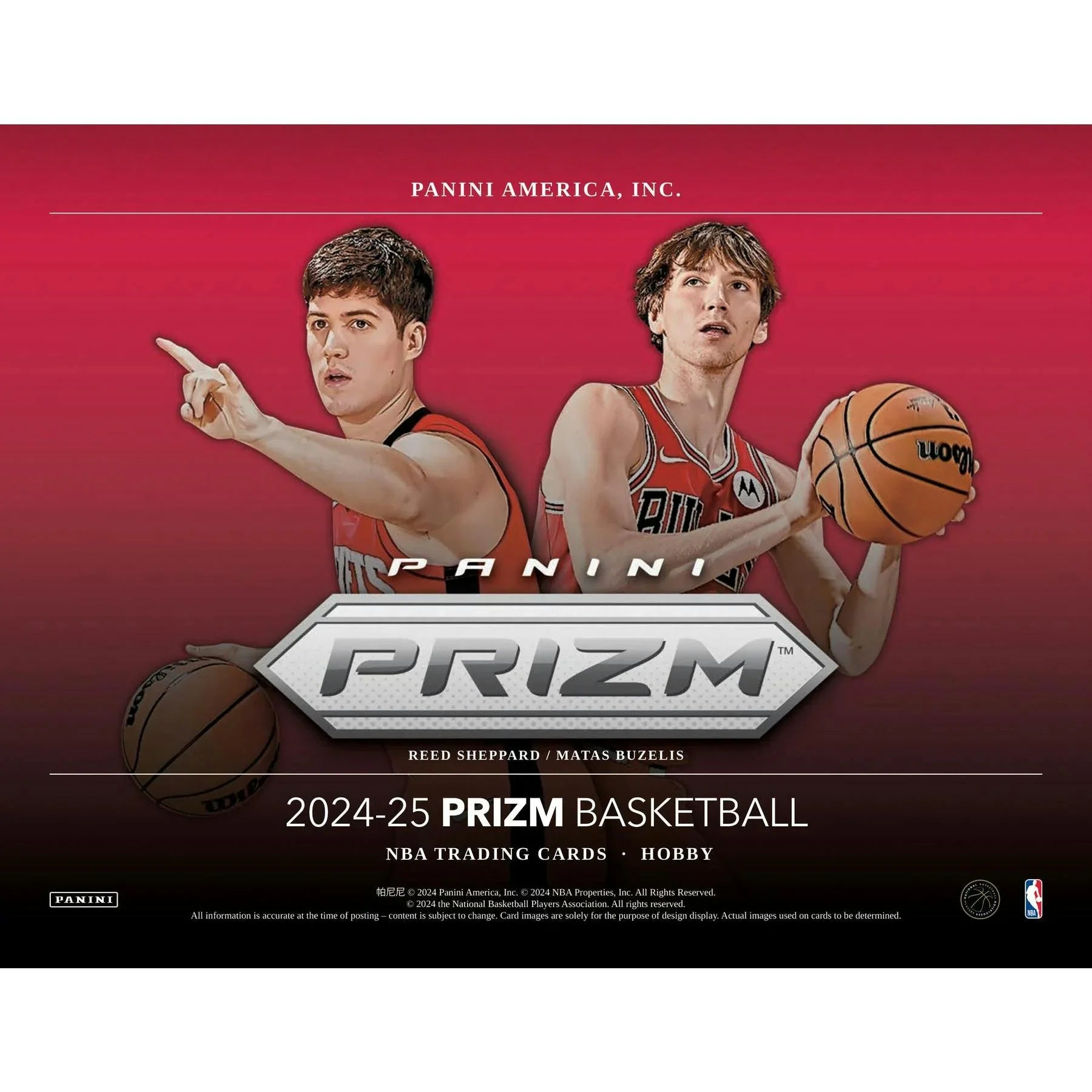 2024 25 Panini Prizm Basketball Hobby Box First Off The Line (Ships Sealed Only)