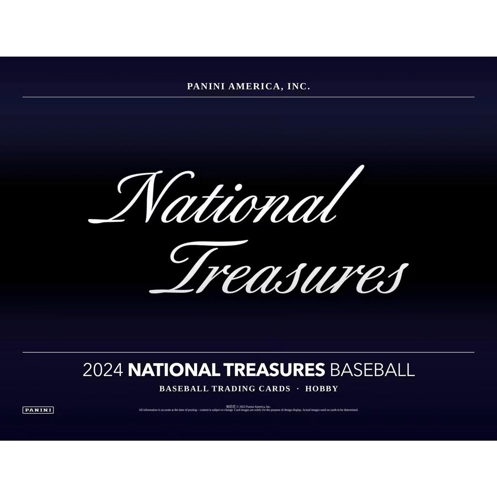 2024 Panini National Treasures Baseball Hobby 4-Box Case (Ships Sealed Only)