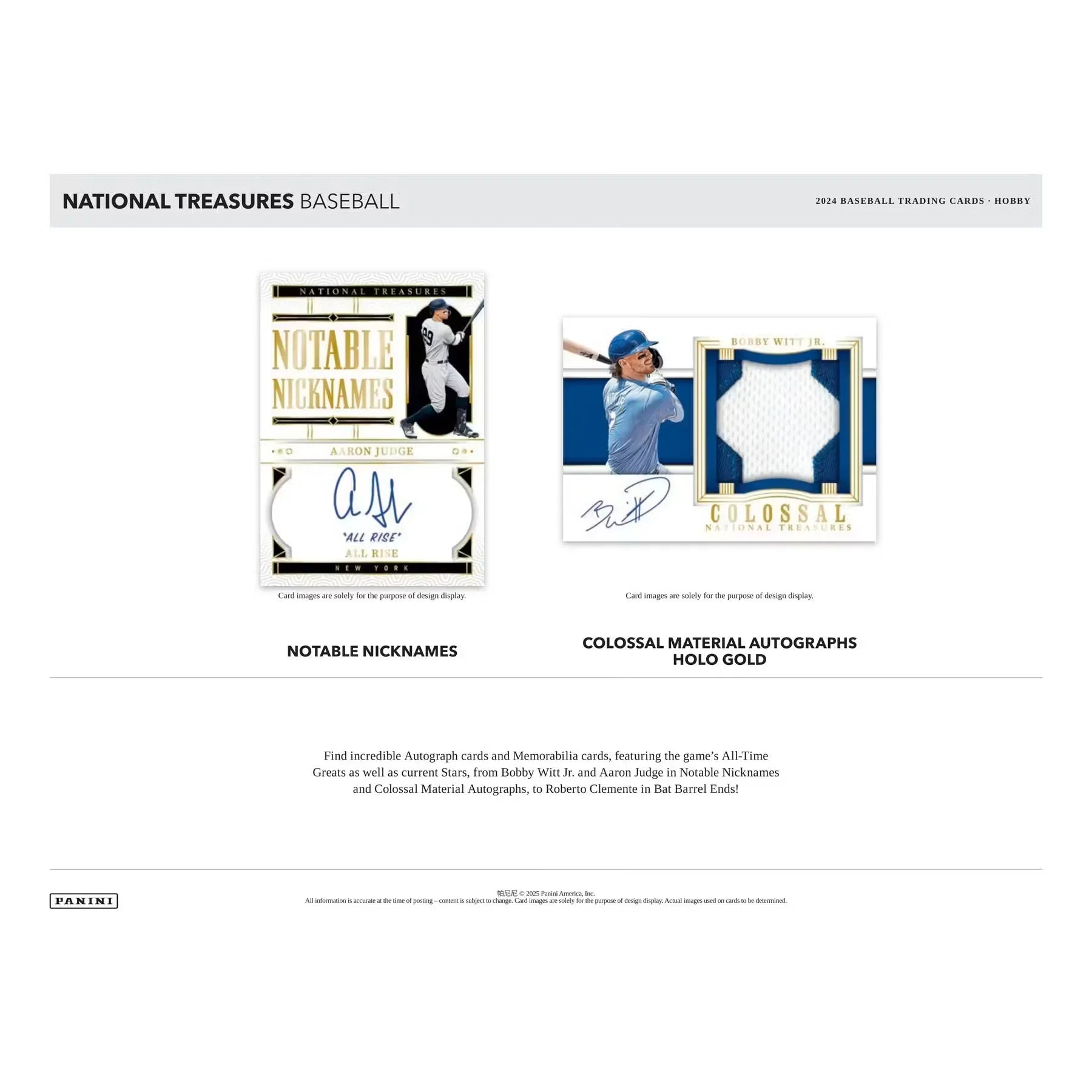 2024 Panini National Treasures Baseball Hobby 4-Box Case (Ships Sealed Only)