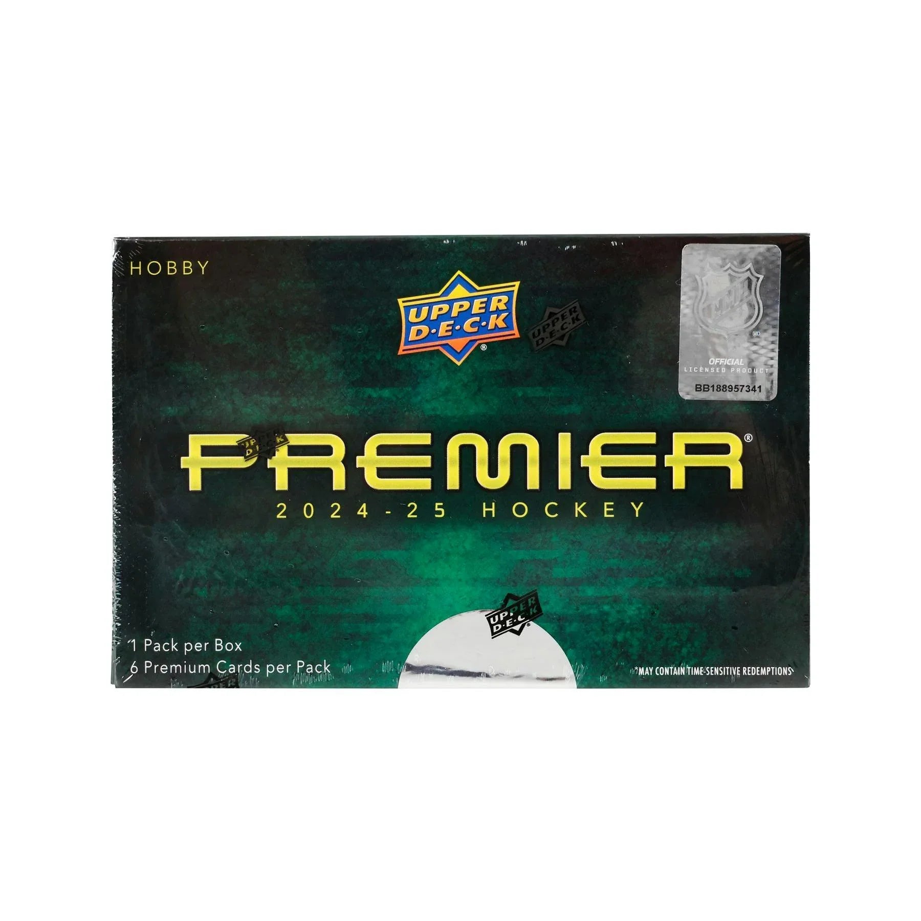 2024 25 Upper Deck Premier Hockey Hobby Box (Ships Sealed Only)