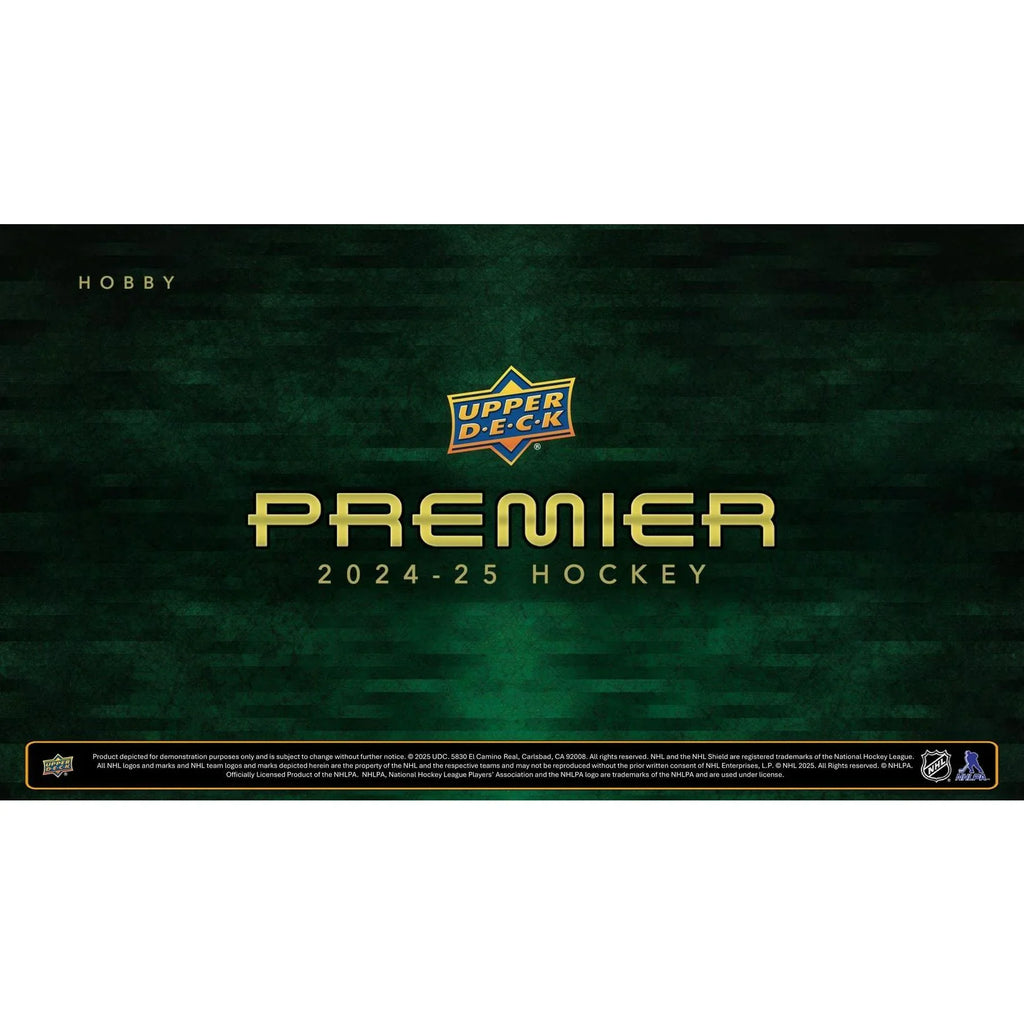 2024 25 Upper Deck Premier Hockey Hobby Box (Ships Sealed Only)