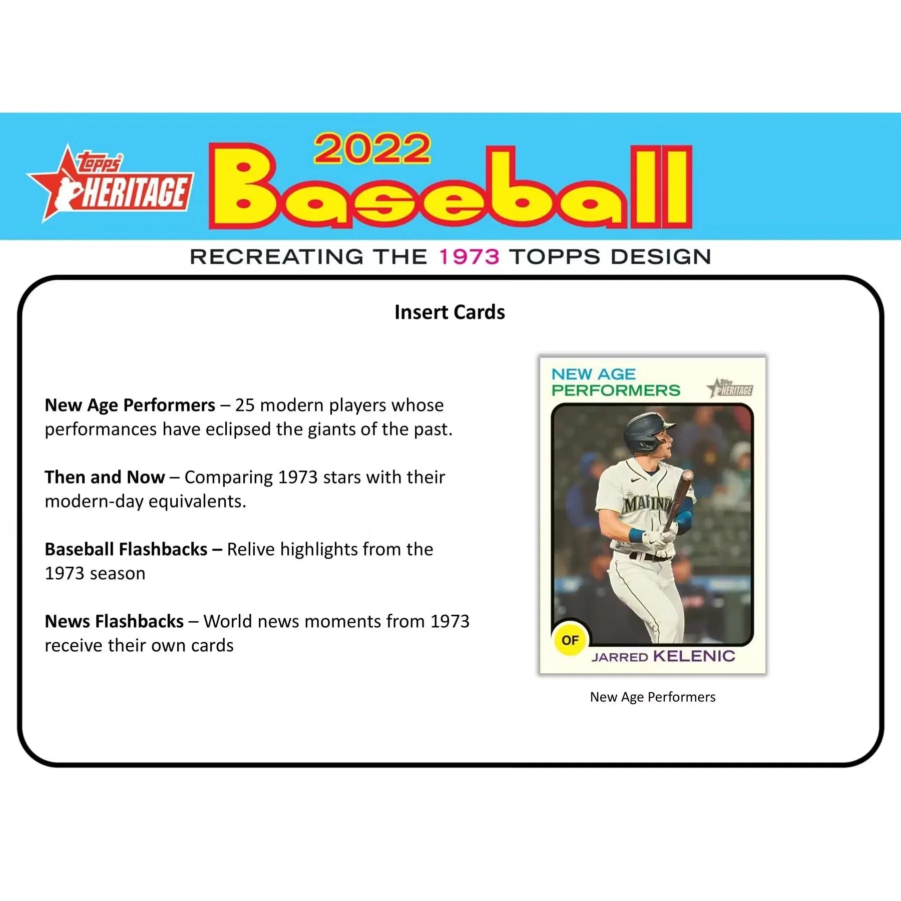 2022 Topps Heritage Baseball Hobby Box (Ships Sealed Only) - D