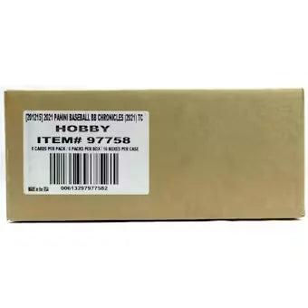 2021 Panini Chronicles Baseball Hobby 16 Box Case (Ships Sealed Only)