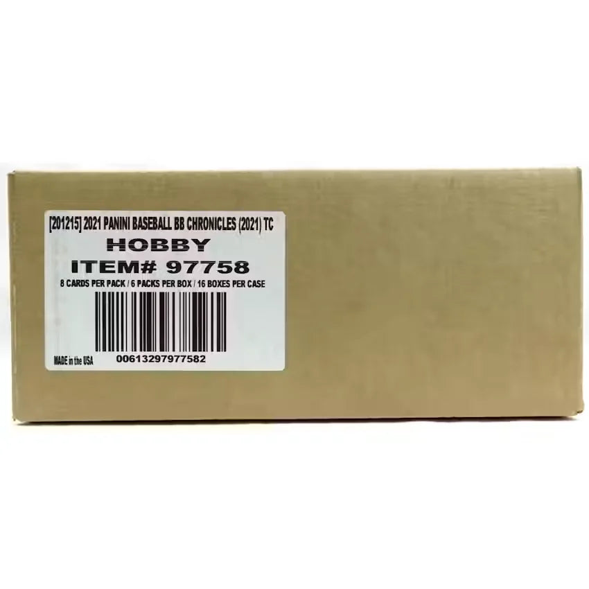 2021 Panini Chronicles Baseball Hobby 16 Box Case (Ships Sealed Only)