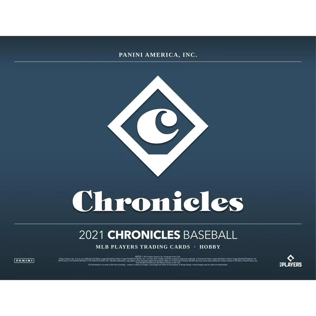 2021 Panini Chronicles Baseball Hobby 16 Box Case (Ships Sealed Only)