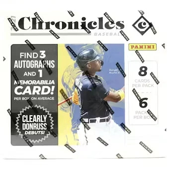 2021 Panini Chronicles Baseball Hobby Box (Ships Sealed Only)