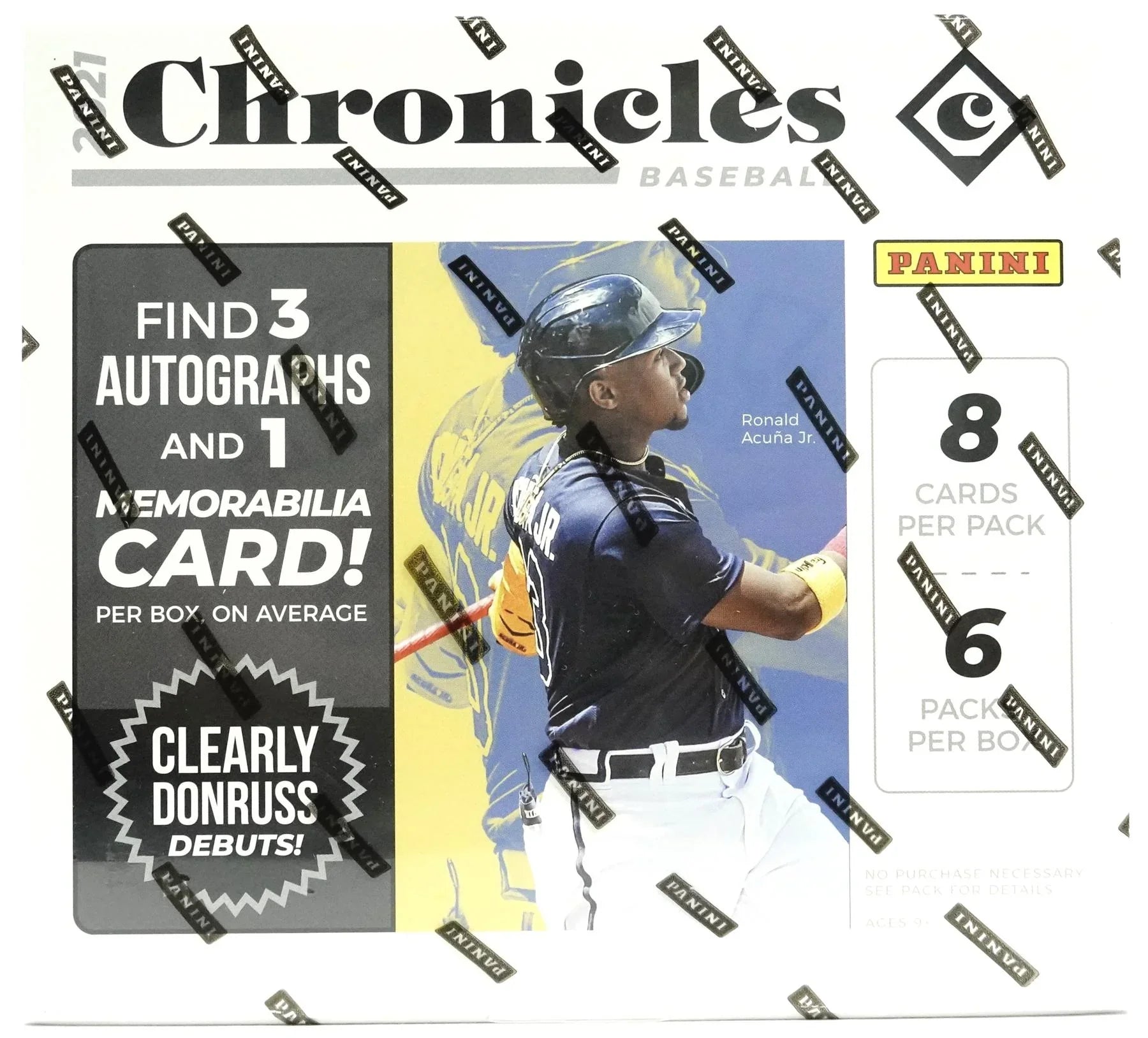 2021 Panini Chronicles Baseball Hobby Box (Ships Sealed Only)