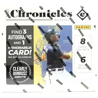 2021 Panini Chronicles Baseball Hobby Box (Ships Sealed Only)