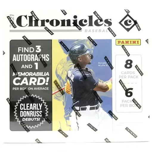 2021 Panini Chronicles Baseball Hobby Box (Ships Sealed Only)