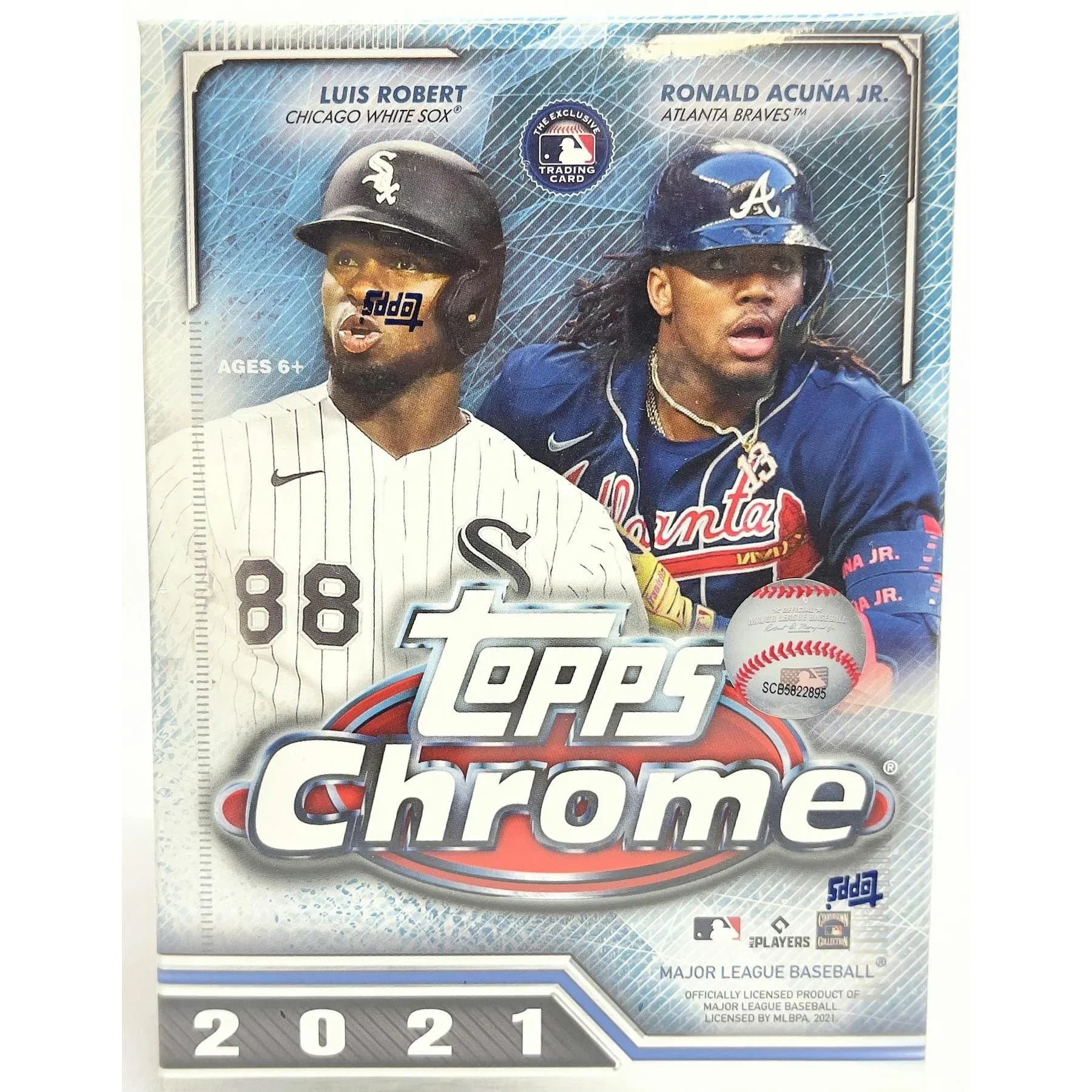 2021 Topps Chrome Baseball 8 Pack Blaster Box (Ships Sealed Only)