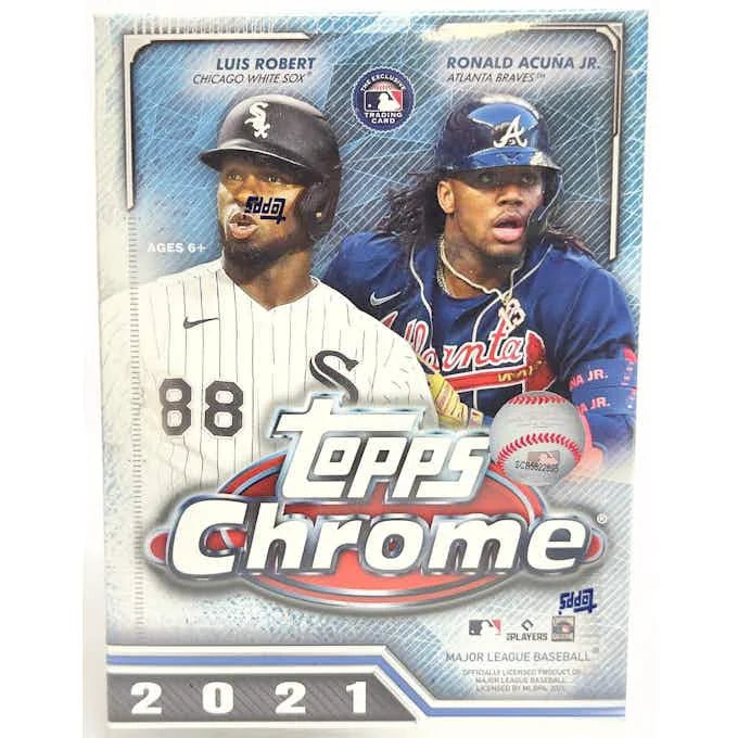 2021 Topps Chrome Baseball 8 Pack Blaster Box (Ships Sealed Only)