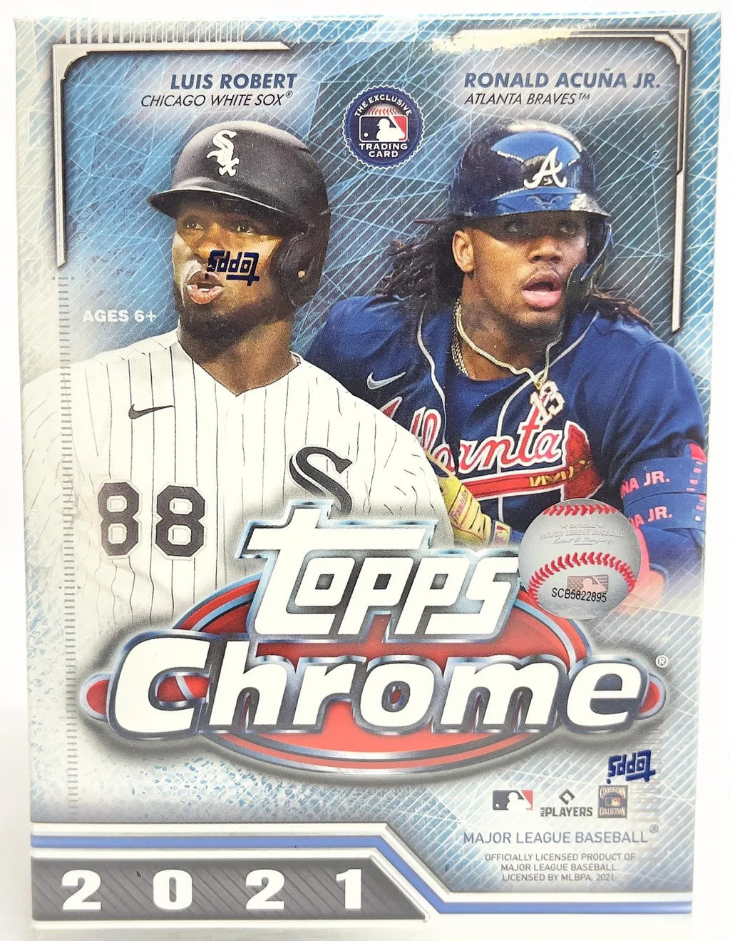 2021 Topps Chrome Baseball 8 Pack Blaster Box (Ships Sealed Only)
