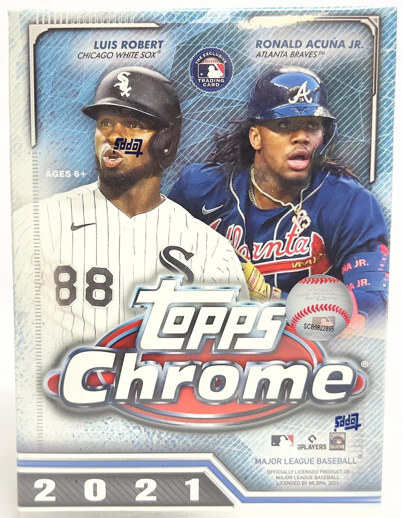 2021 Topps Chrome Baseball 8 Pack Blaster Box (Ships Sealed Only)