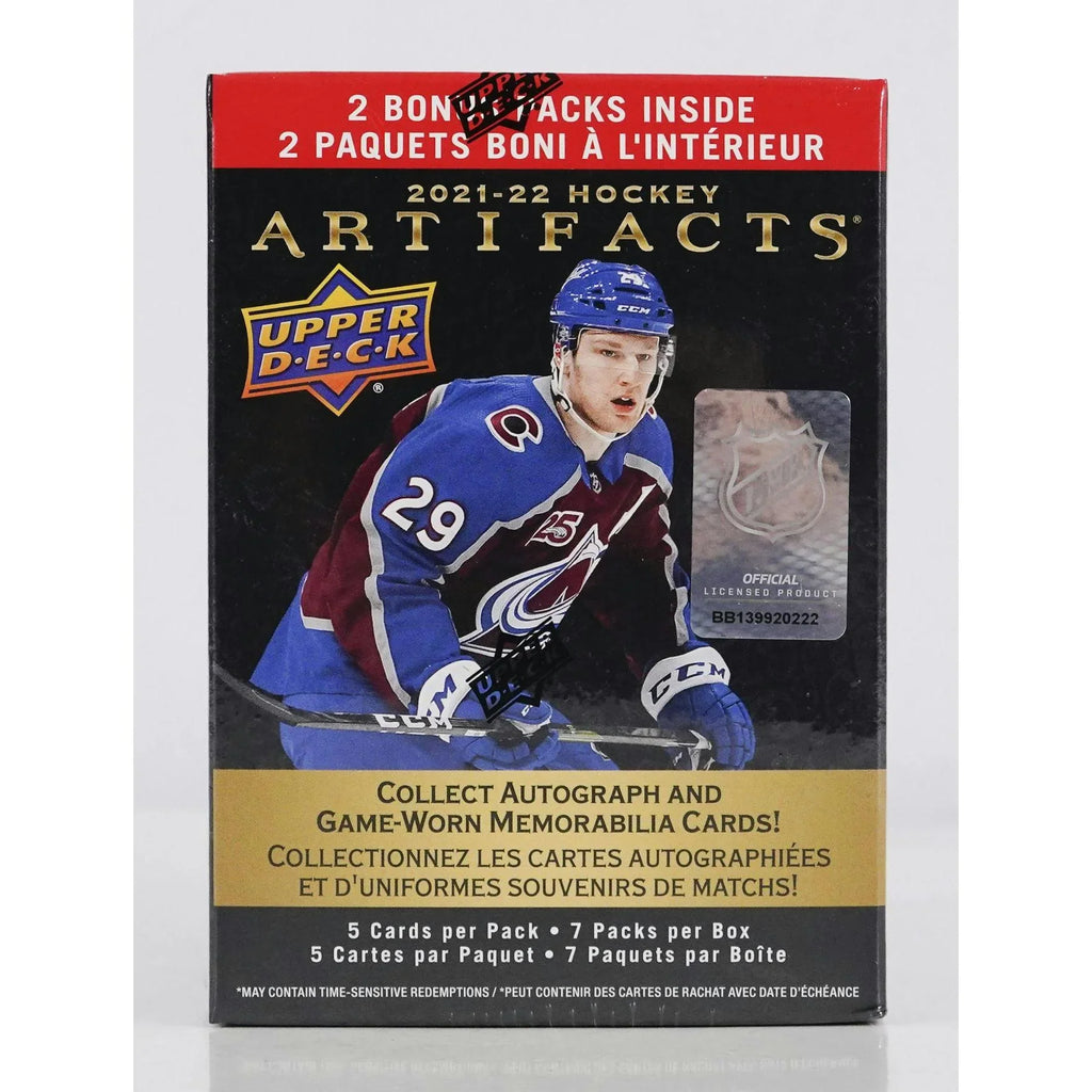 2021 22 Upper Deck Artifacts Hockey Blaster Box (Ships Sealed Only)