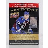 2021 22 Upper Deck Artifacts Hockey Blaster Box (Ships Sealed Only)