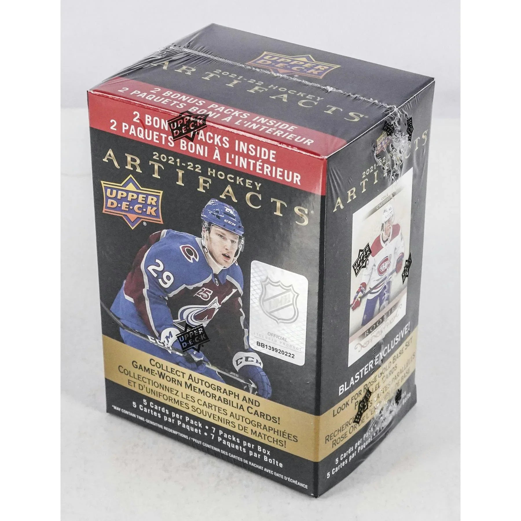 2021 22 Upper Deck Artifacts Hockey Blaster Box (Ships Sealed Only)