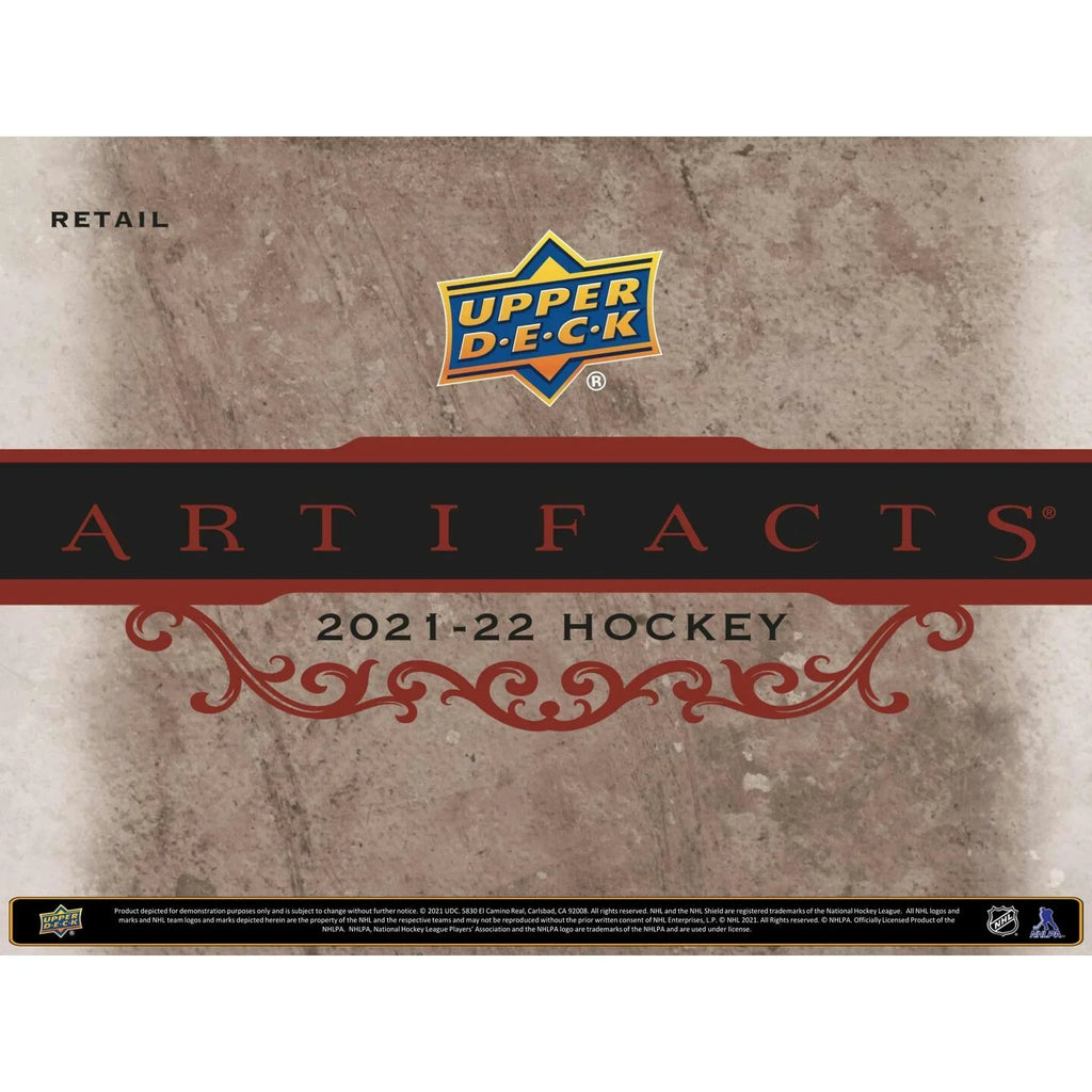 2021 22 Upper Deck Artifacts Hockey Blaster Box (Ships Sealed Only)