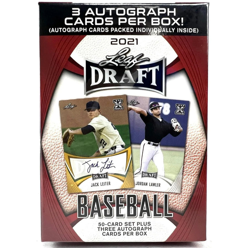 2021 Leaf Draft Baseball Blaster Hobby Box (Ships Sealed Only)
