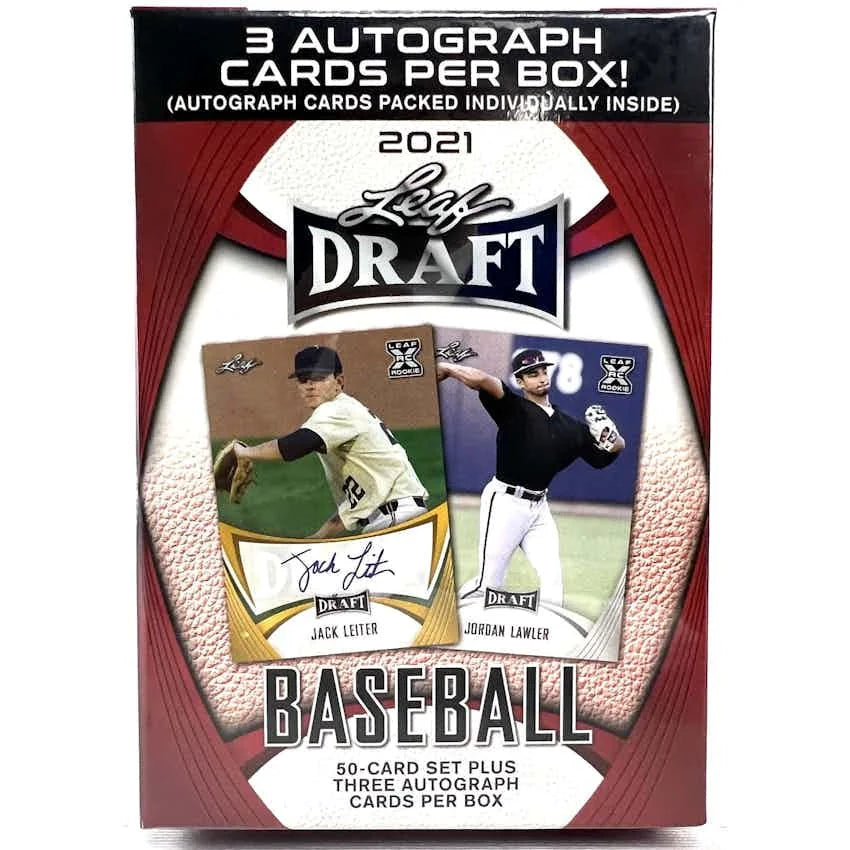 2021 Leaf Draft Baseball Blaster Hobby Box (Ships Sealed Only)