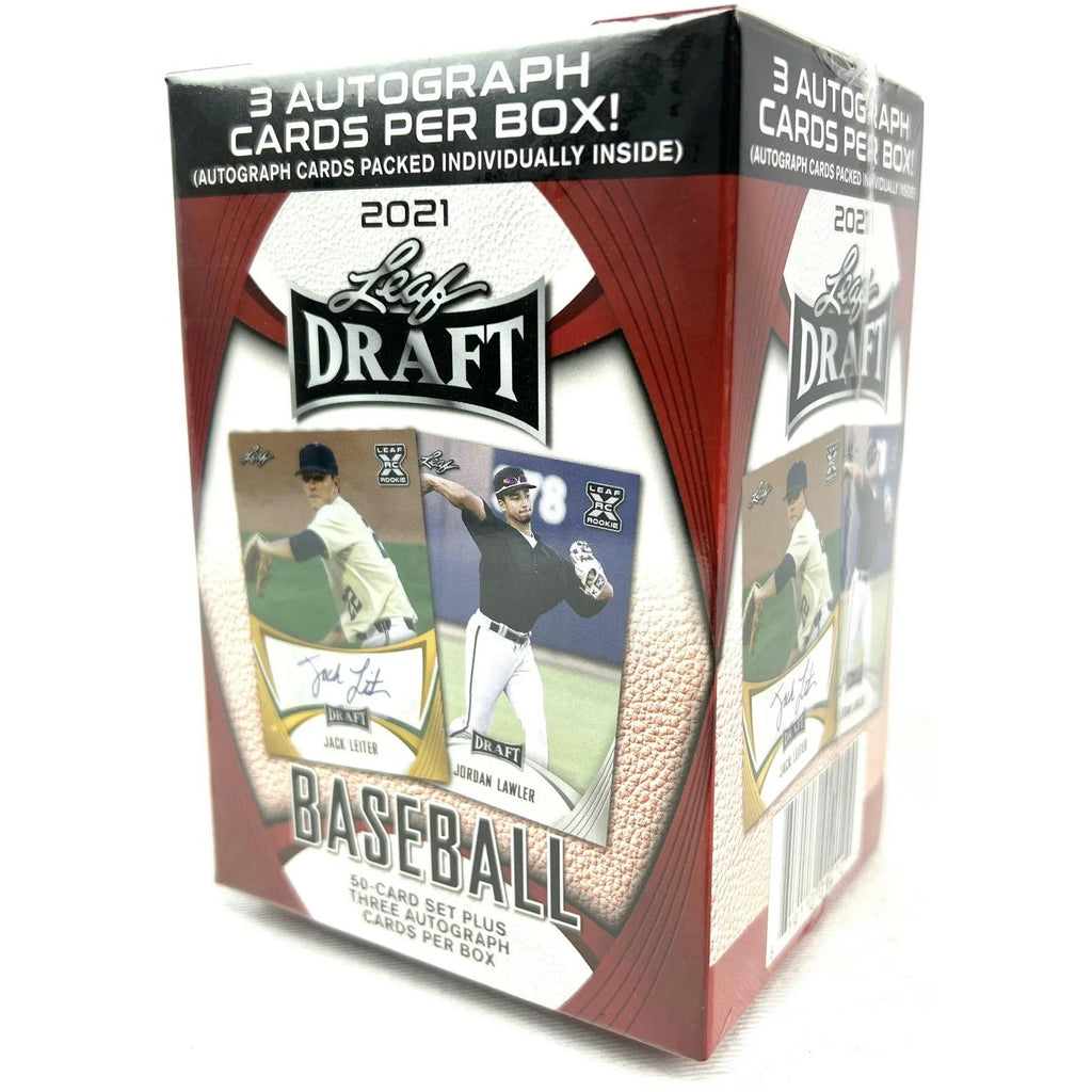 2021 Leaf Draft Baseball Blaster Hobby Box (Ships Sealed Only)