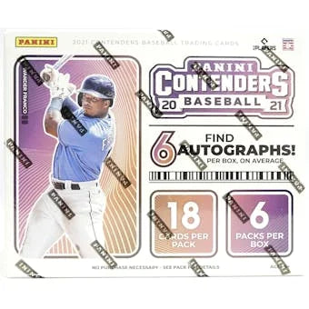 2021 Panini Contenders Baseball Hobby Box (Ships Sealed Only) - D